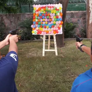 Balloon shooting on rent