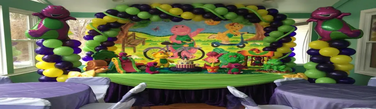 barney theme party planner