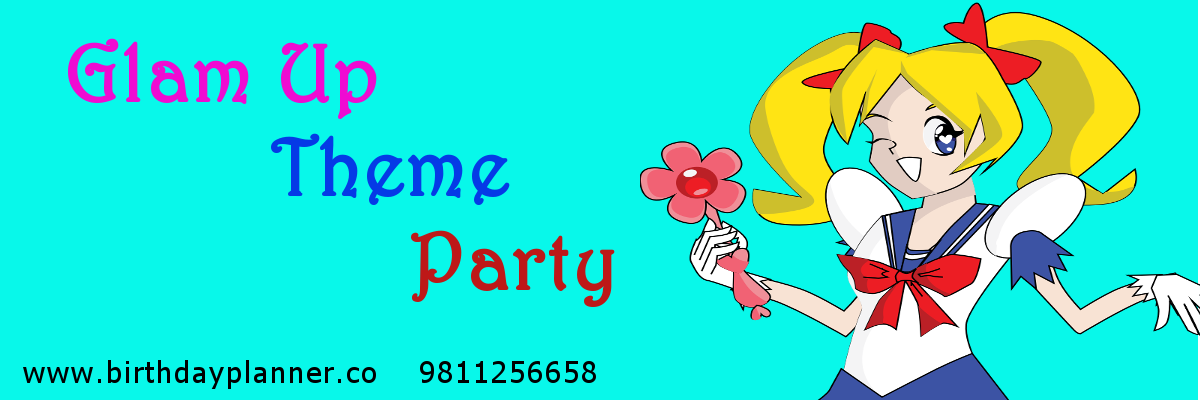 glam up theme party ideas