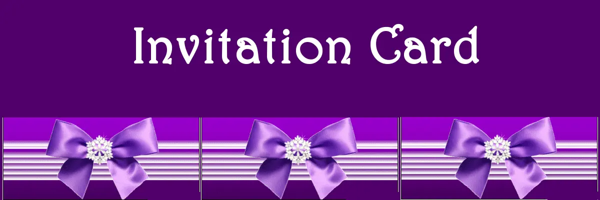 birthday invitation card design