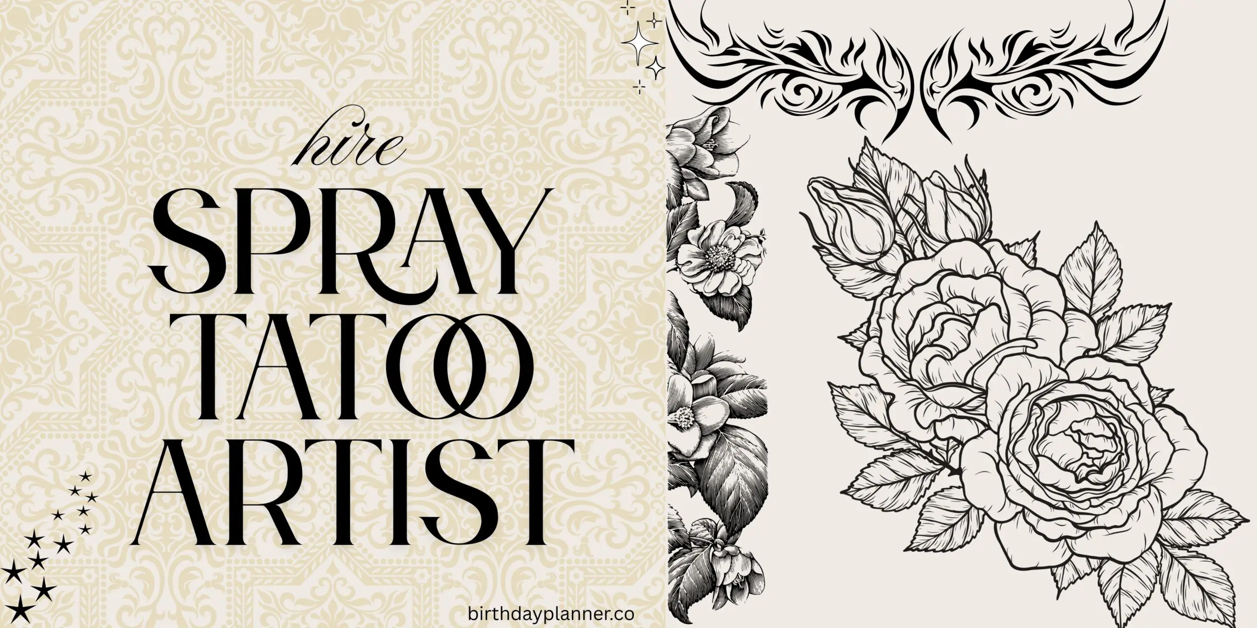 spary tattoo artist on rent