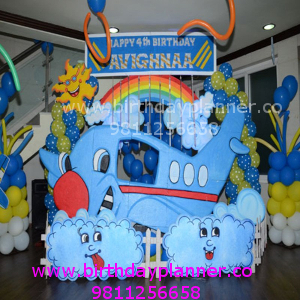 Airplane theme for boys birthday party