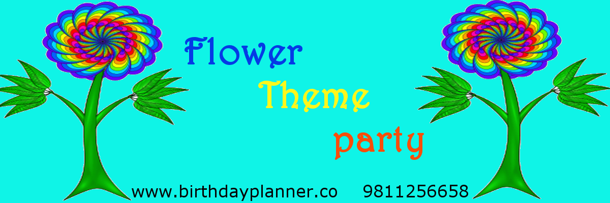 flower theme party ideas