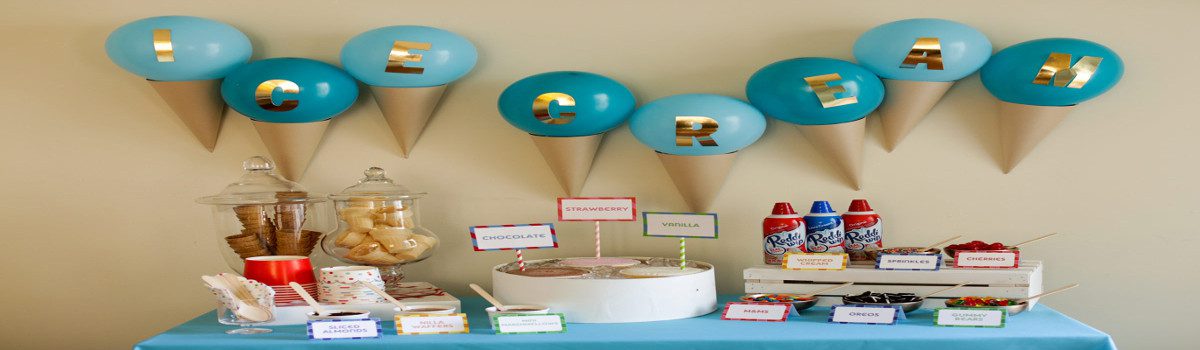 ice cream theme party ideas