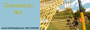 commando net for birthday party