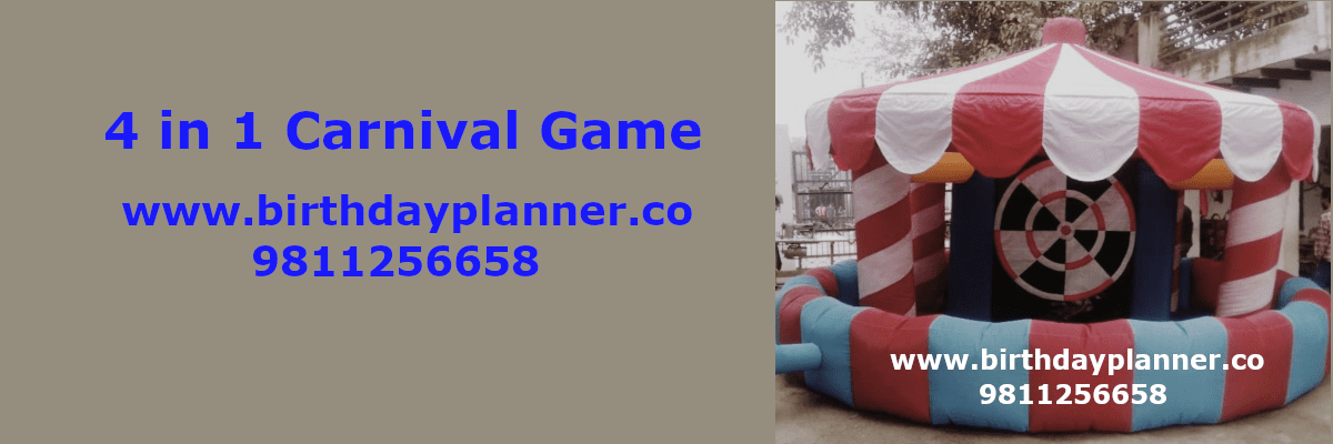 4 in 1 carnival game on rent delhi