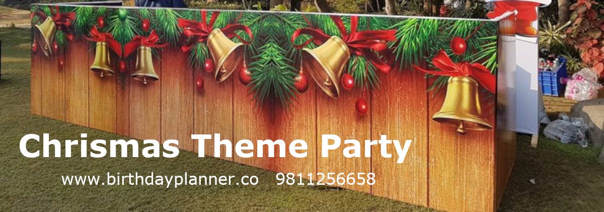 Christmas theme party planner