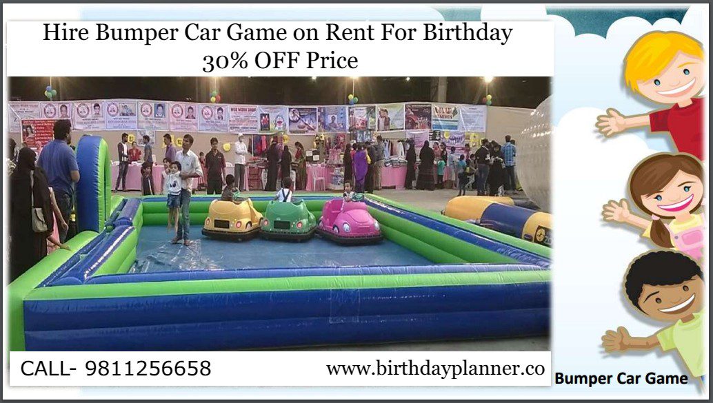 Hire Bumper Car Game on Rent For Birthday