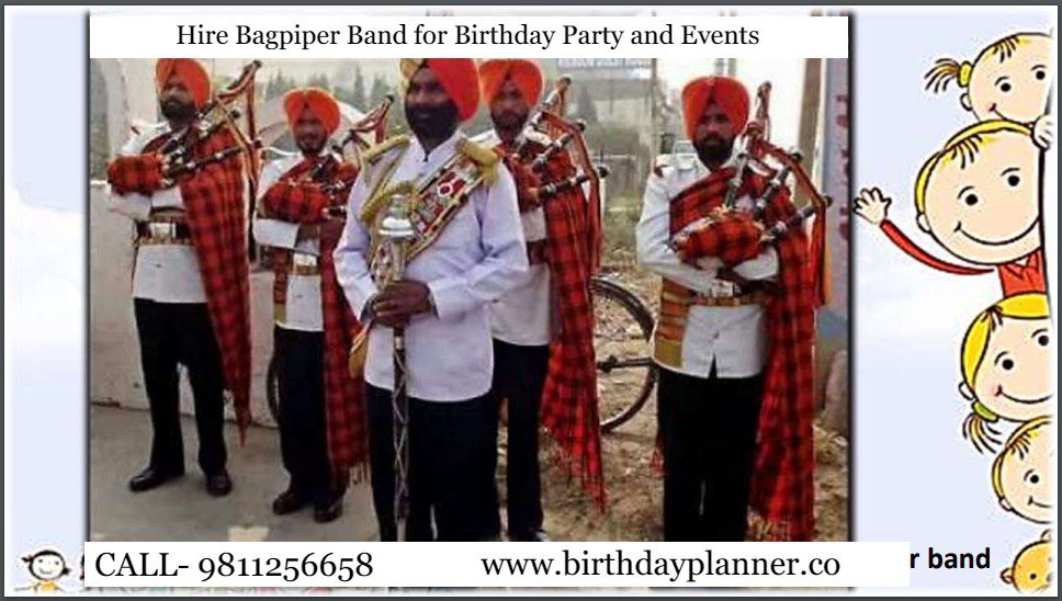 Hire Bagpiper Band for Birthday Party and Events