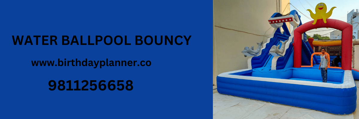 Water Ballpool Bouncy game on rent Delhi