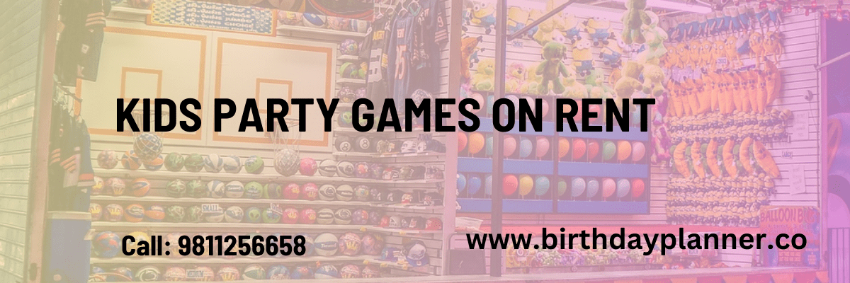 kids birthday party games on rent near me