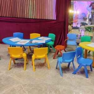 kids table chair on table | Birthday planner