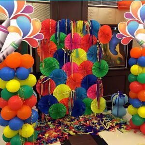 holi decoration ideas in office
