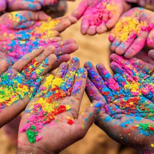 holi celebration activities in office