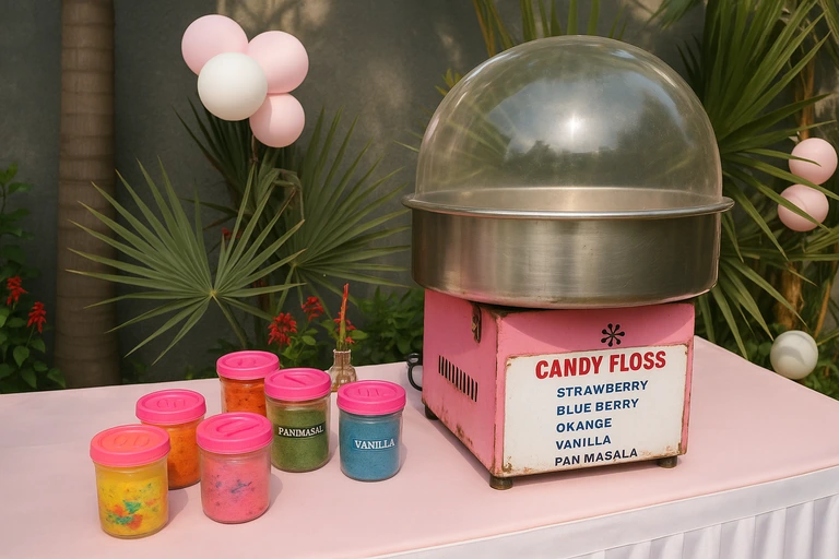 cotton candy machine on rent