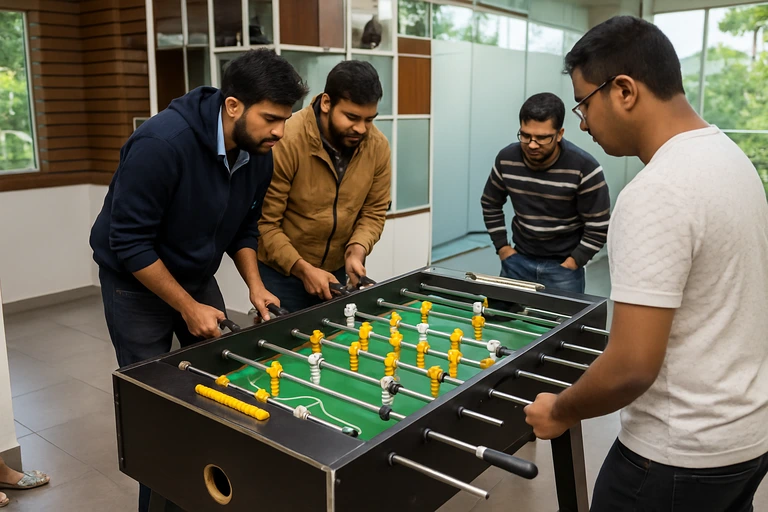 foosball table on rent in delhi