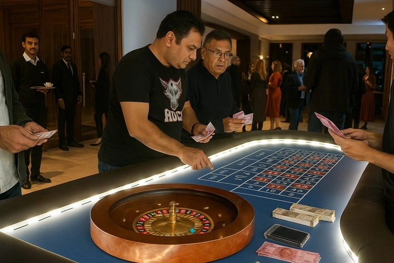 roulette game on rent