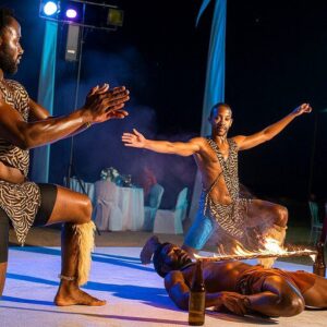 African acrobatic artist fir events