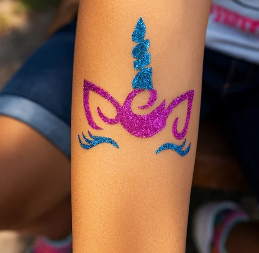 glitter tattoo artist on rental