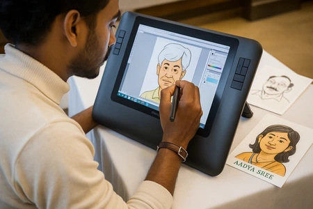 ipad-caricature-artist ipad caricature artist