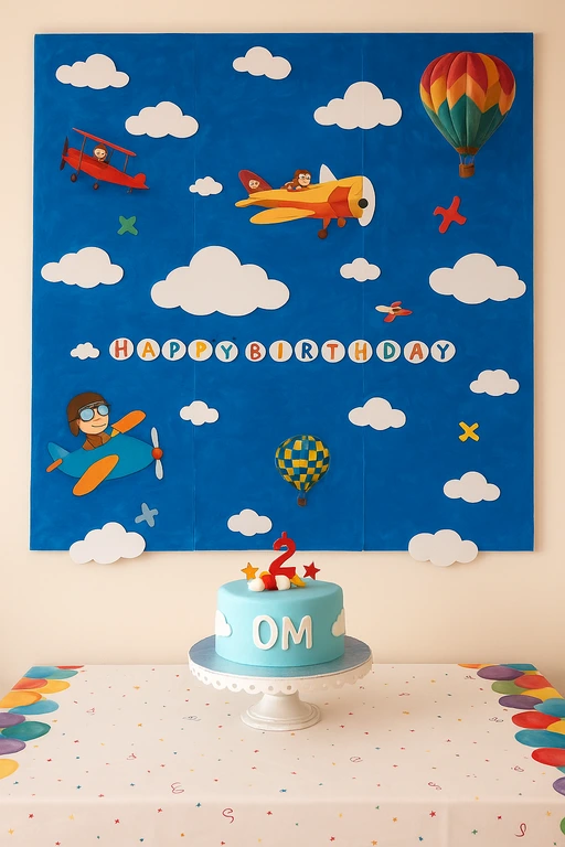 airplane theme party planner for birthday