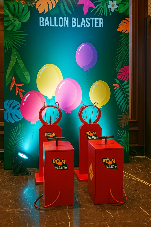 balloon blaster game on rental