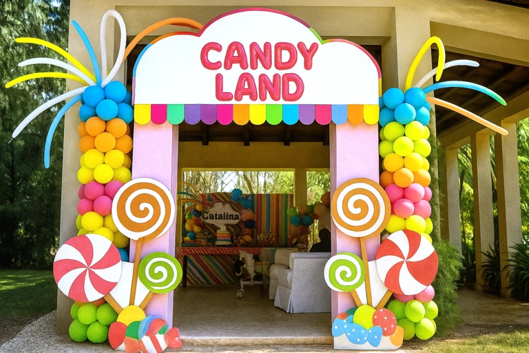 candy land theme party planner