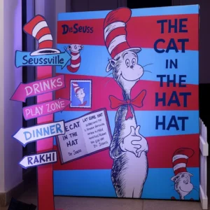 cat in hat theme party planner for hire