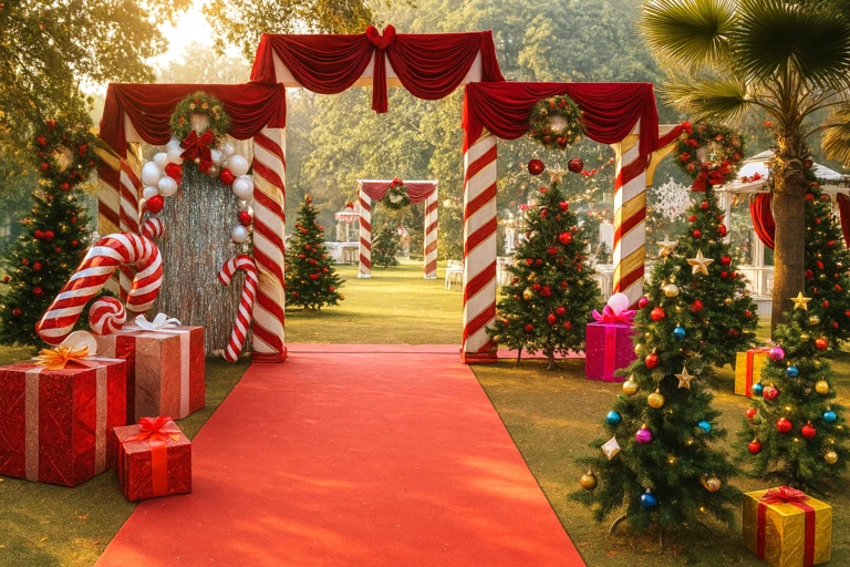 Christmas theme party planner