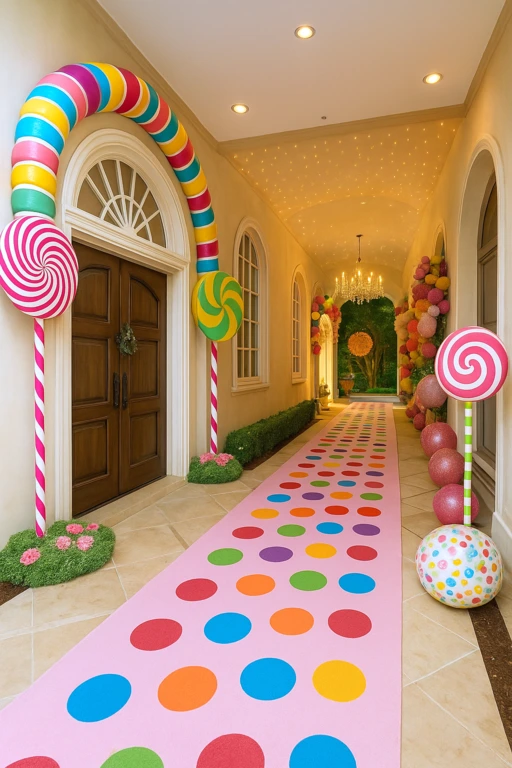 hire candy land theme party planner