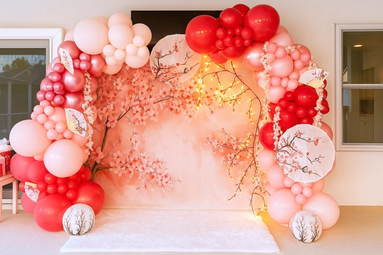 hire cherry blossom theme