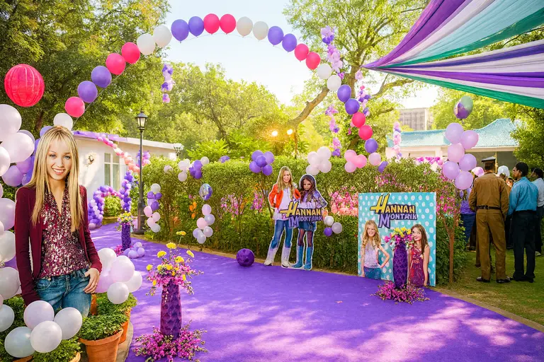 Hannah-Montana-Theme-Party Hannah Montana theme party