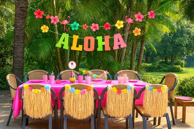 Hawaii theme party