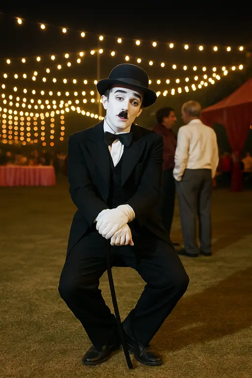 Charlie Chaplin character for hire