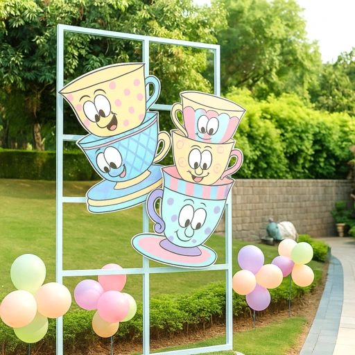 cup saucer theme party planner for hire
