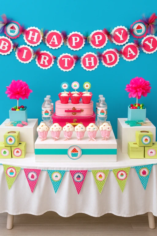 cupcake theme party planner for events