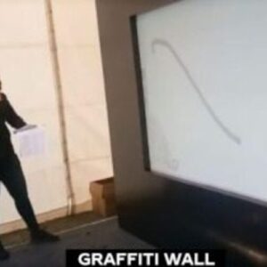 digital graffiti wall