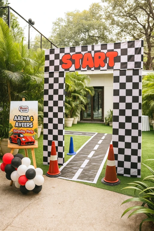fast track theme party