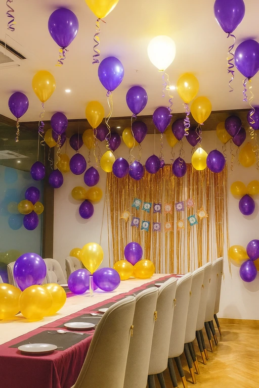 gas balloon decoration for rental