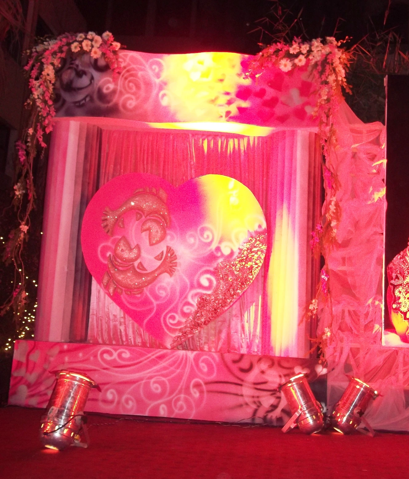 heart theme party planner for rental