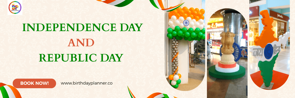 Independence and Republic day banner