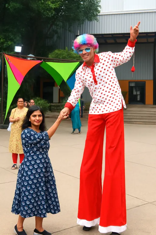 hire stilt walker