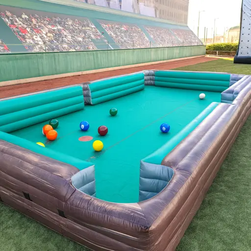 inflatable football snooker for events