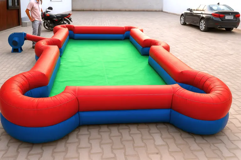 inflatable football snooker