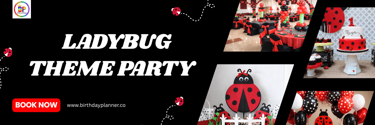 ladybug theme party banner