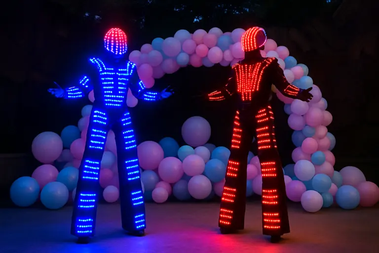 stilt walker for birthday