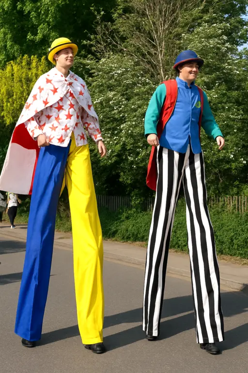 stilt walker