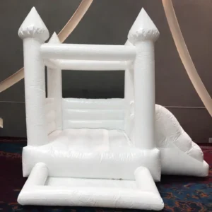 hire-white-bouncy hire white bouncy