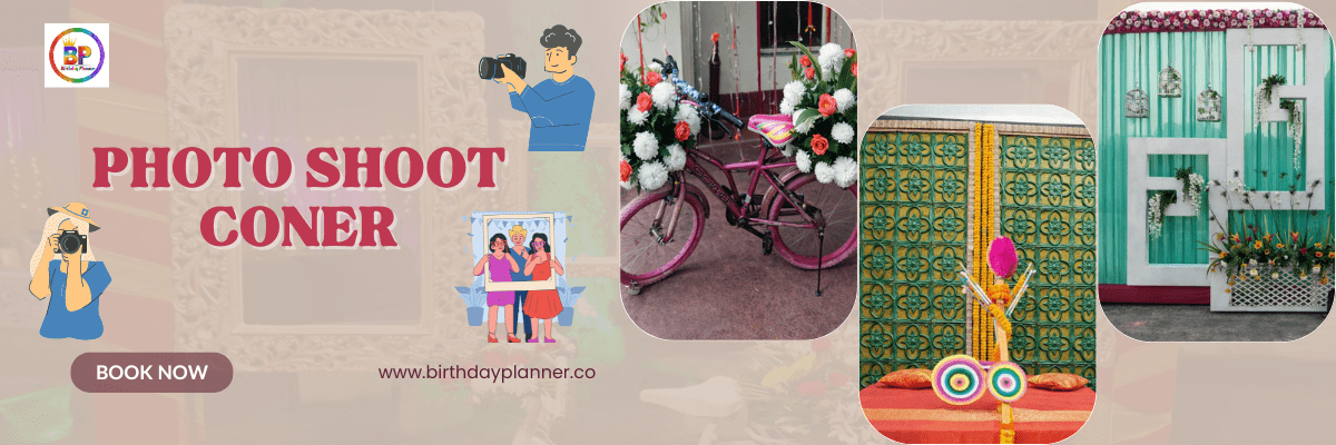 photo shoot corner banner