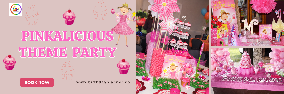 pinkalicious theme party planner banner